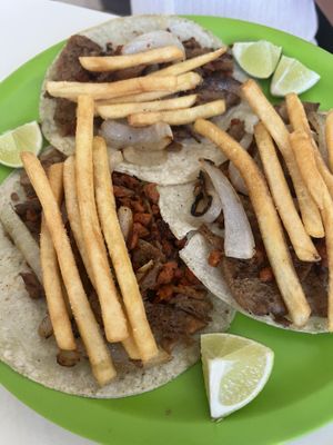Tacos  at Antojito Con Amor in Cancun