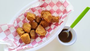 nuggets at Antojito Con Amor in Cancun