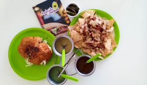 meal at Antojito Con Amor in Cancun