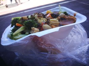 the portion is huge for 9.99! no garlic or onion, completely vegan... at Vegan for Longevity & Health in Auckland