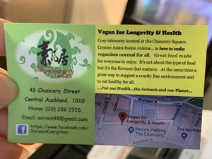 Central location at Vegan for Longevity & Health in Auckland