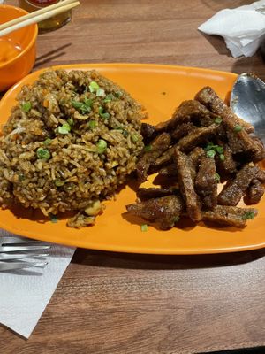 Nasi goreng with gluten meat  at 101 Hawker Food House in Makati