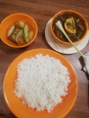 Vegemeat rendang rice topping at 101 Hawker Food House in Makati