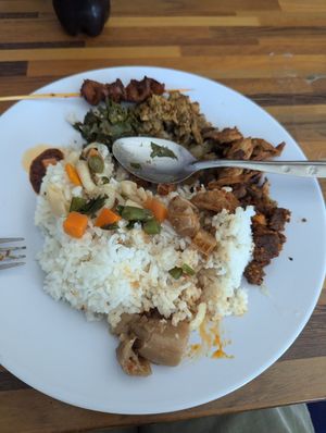 Nasi campar at Waikuntha - Warveg Warung Vegetarian in 