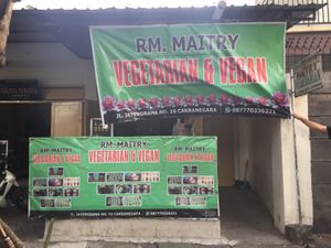 The entrance 😊 at Maitry in 