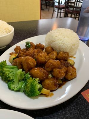 General Tzo’s “chicken” at Chef Kenny's Asian Vegan Cuisine in Las Vegas