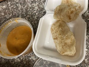 Curry and roti at Chef Kenny's Asian Vegan Cuisine in Las Vegas