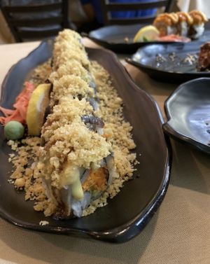Vegan crunchy roll  at Chef Kenny's Asian Vegan Cuisine in Las Vegas