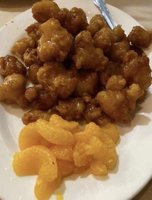 Orange Chik’n   at Chef Kenny's Asian Vegan Cuisine in Las Vegas