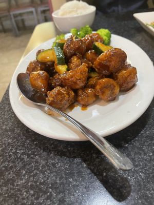 General tsao   at Chef Kenny's Asian Vegan Cuisine in Las Vegas