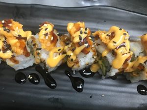 Vegan crunchy roll at Chef Kenny's Asian Vegan Cuisine in Las Vegas