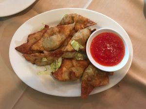 Fried Wontons at Chef Kenny's Asian Vegan Cuisine in Las Vegas