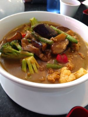 Potato Chicken Curry at Chef Kenny's Asian Vegan Cuisine in Las Vegas
