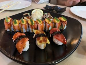 Sexy roll special at Chef Kenny's Asian Vegan Cuisine in Las Vegas