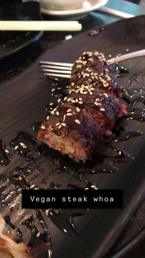 Vegan steak roll at Chef Kenny's Asian Vegan Cuisine in Las Vegas