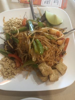 Thai dish 💕 at Chef Kenny's Asian Vegan Cuisine in Las Vegas