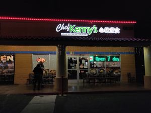 Outside at Chef Kenny's Asian Vegan Cuisine in Las Vegas