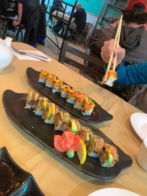Vegan sushi at Chef Kenny's Asian Vegan Cuisine in Las Vegas