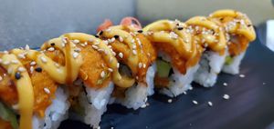 Spicy tuna roll to die for!!! at Chef Kenny's Asian Vegan Cuisine in Las Vegas