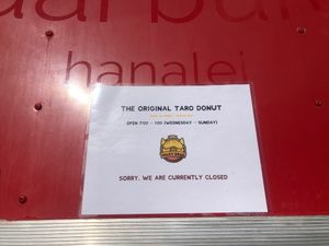 Opening hours at Holey Grail Donuts - Food Truck in Hanalei