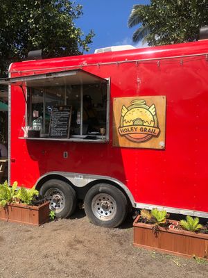 Outside of the truck  at Holey Grail Donuts - Food Truck in Hanalei