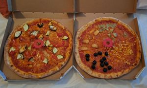 Vegetariana, Quattro stagioni at Pizzerie u Montyho in Brno