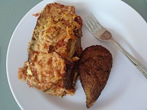 Vegetarian food at Tony's F in Santo Domingo