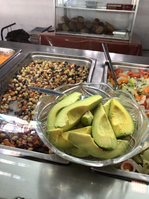 Fresh buffet  at Tony's F in Santo Domingo