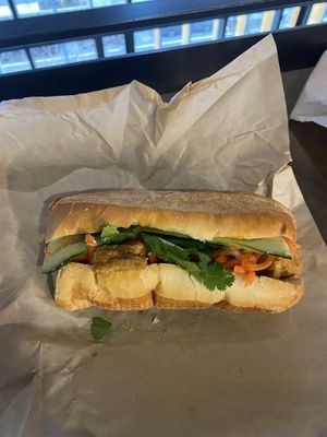 Tofu banh mi - no Mayo  at Vinason in Seattle