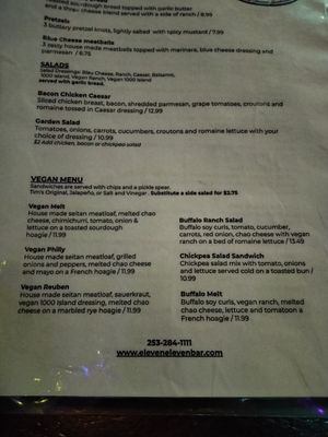 New menu at Peterson Bros 1111 in Tacoma