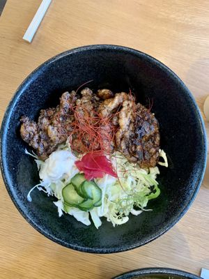 Teriyaki rice  at Veggy Way in Sapporo