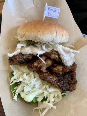 Burger at Veggy Way in Sapporo