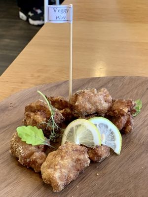 Karaage at Veggy Way in Sapporo