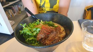 Cold ramen at Veggy Way in Sapporo