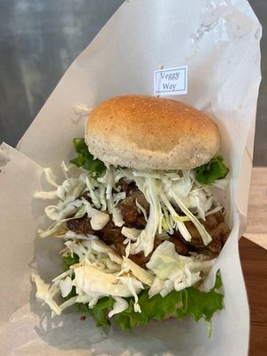 burger at Veggy Way in Sapporo