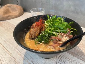 ramen at Veggy Way in Sapporo