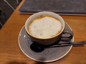 Soy latte at Veggy Way in Sapporo