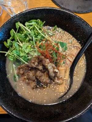 Shio ramen at Veggy Way in Sapporo