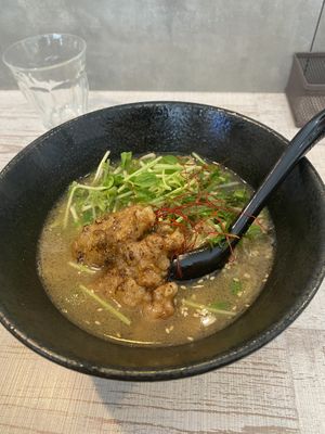 Salt ramen  at Veggy Way in Sapporo