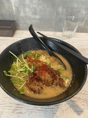 Miso ramen   at Veggy Way in Sapporo