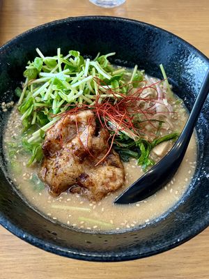 Miso ramen   at Veggy Way in Sapporo