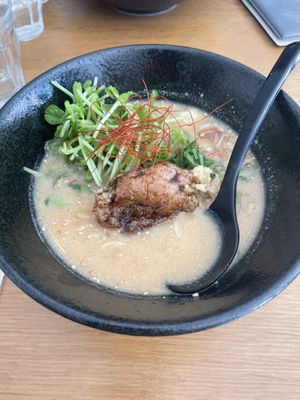 Miso ramen  at Veggy Way in Sapporo