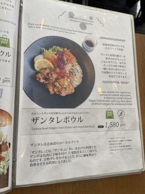 Menu meals pt. 2  at Veggy Way in Sapporo
