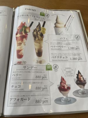 Desserts menu pt. 1  at Veggy Way in Sapporo