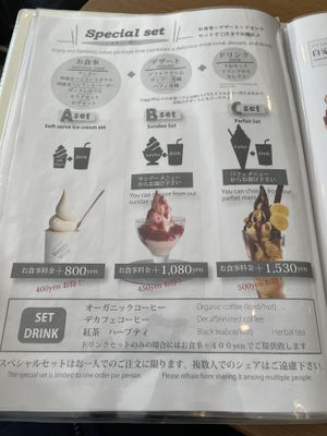 Dessert menu pt. 2  at Veggy Way in Sapporo