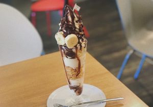 Chocolate banana parfait at Veggy Way in Sapporo