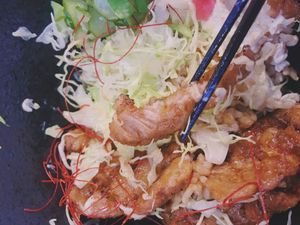 Soy meat at Veggy Way in Sapporo