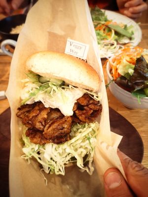 Vegan burger yeah!!! at Veggy Way in Sapporo