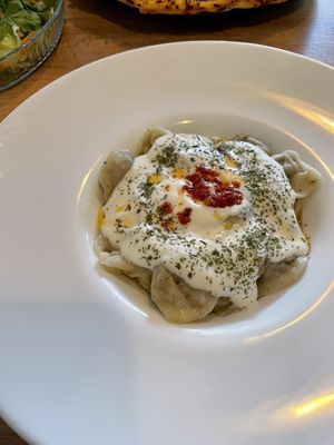Manti at Vegan House in Antalya