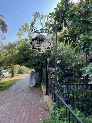 Sign at Vegan House in Antalya